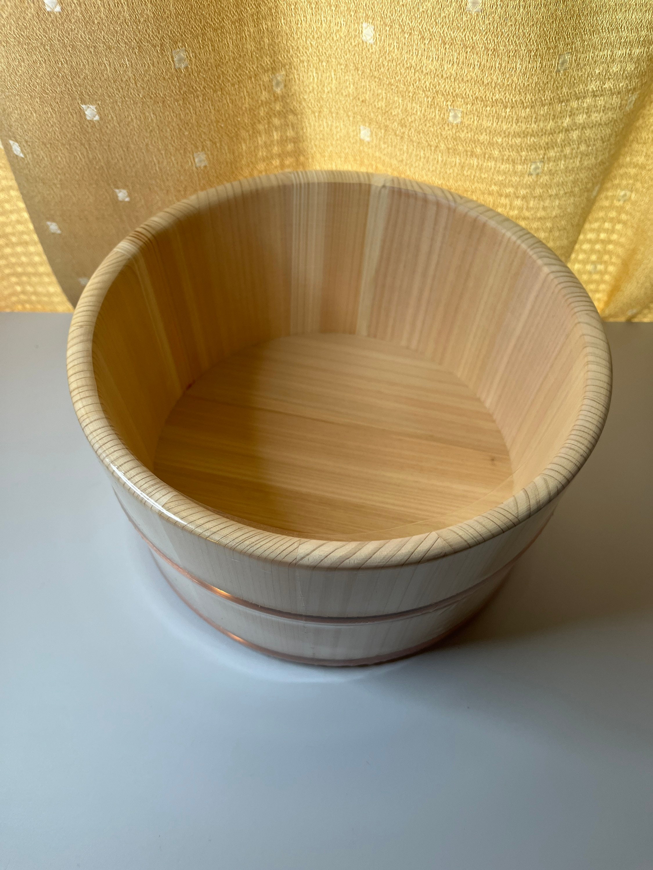 Japan Traditional Bath Wooden Natural Wood Yu Oke HINOKI Handmade Spa ...