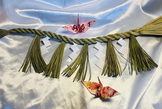 70cm Shimenawa | Japanese Sacred Rope for Home, Shrine, Doorway