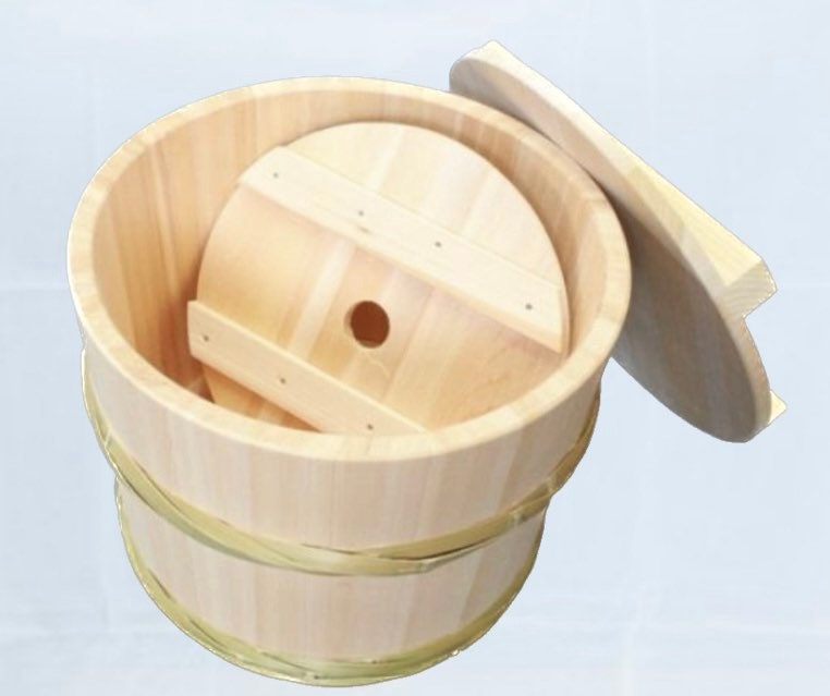 Japanese Pickles Tub Wooden HINOKI Handmade Japanese Pickles Maker7l Etsy