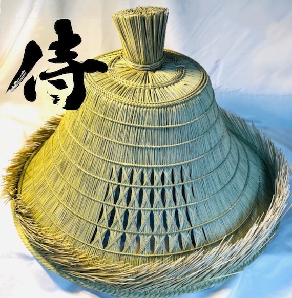 Samurai Hat Japanese Edo Style Made in Japan Handmade Masterless Samurai Ronin Hat headrest is Attached Inside Etsy UK