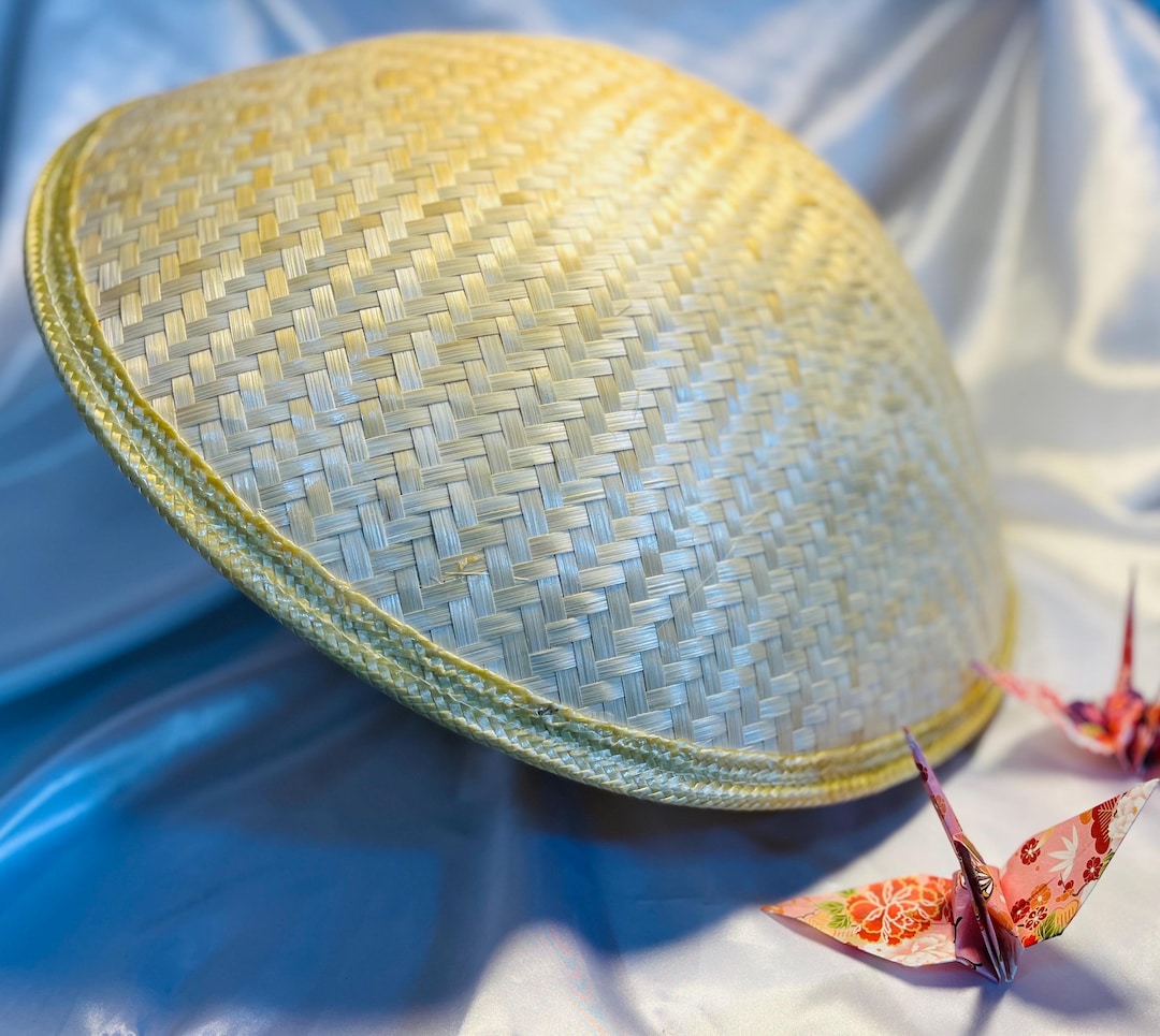 Japanese Traditional Samurai Hat Bamboo Hat Umbrella Kasa Handmade ...