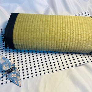 Poduszka Igusa Japońska Samuraj Igusa Rush ręcznie robiona Tatami/ Z ulotką o historii Samurajów napisaną przez sprzedawcę