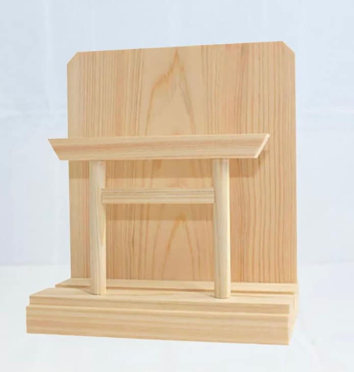 Miroir Pour Kamidana Japonais – Diamètre 6cm, Bois Hinoki, Fait Main
