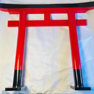 Ręcznie wykonana japońska brama świątyni Torii - duży rozmiar Zawiera ulotkę na temat Torii, napisaną przez sprzedawcę