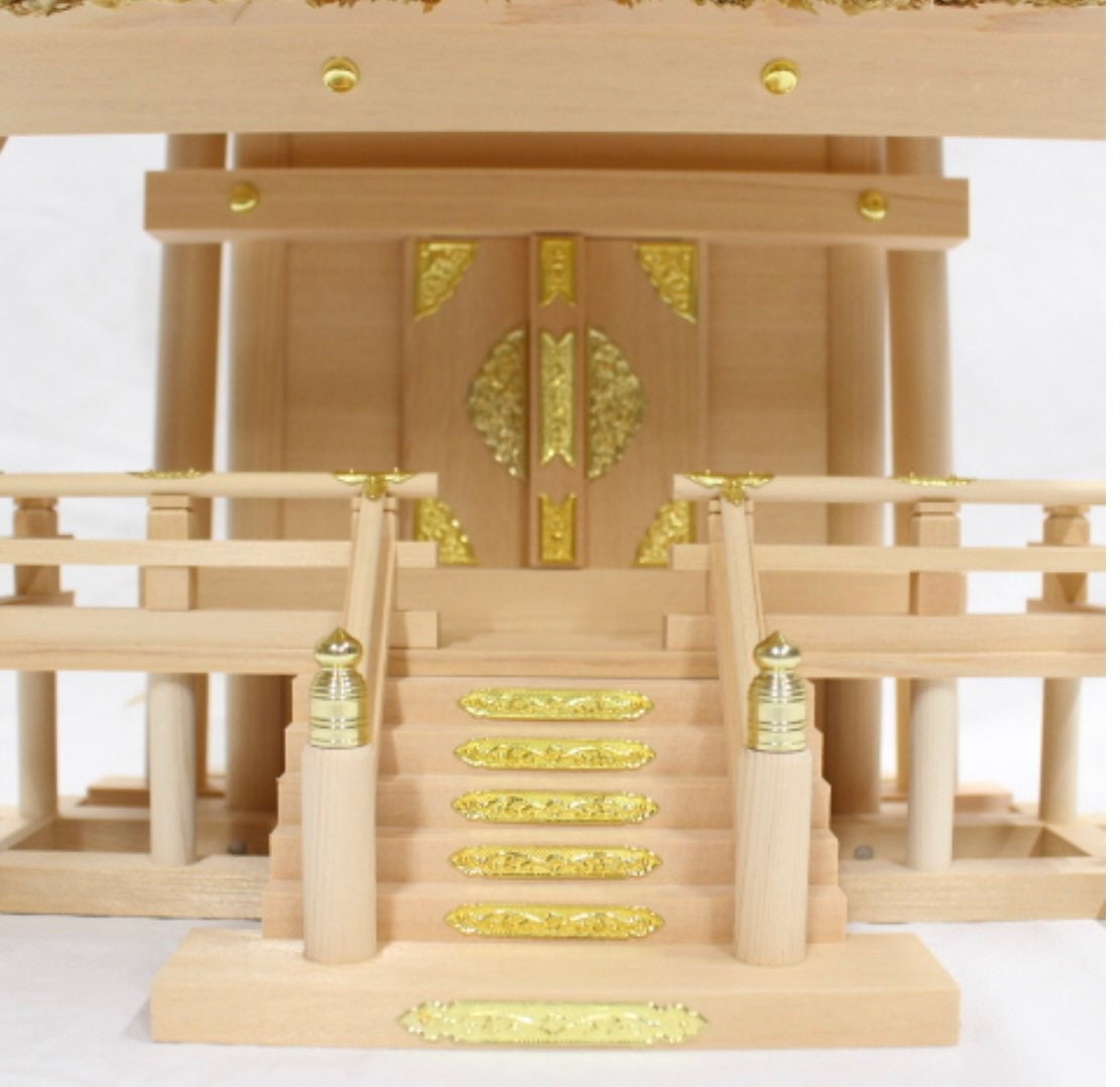 Miroir Pour Kamidana Japonais – Diamètre 6cm, Bois Hinoki, Fait Main