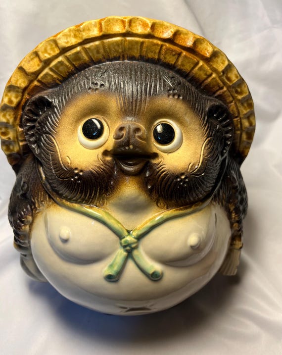 【週末限定出品】クオリティライフ Shampoo TANUKI 3個セット Charming Tanuki – Traditional Japanese Auspicious Figurine