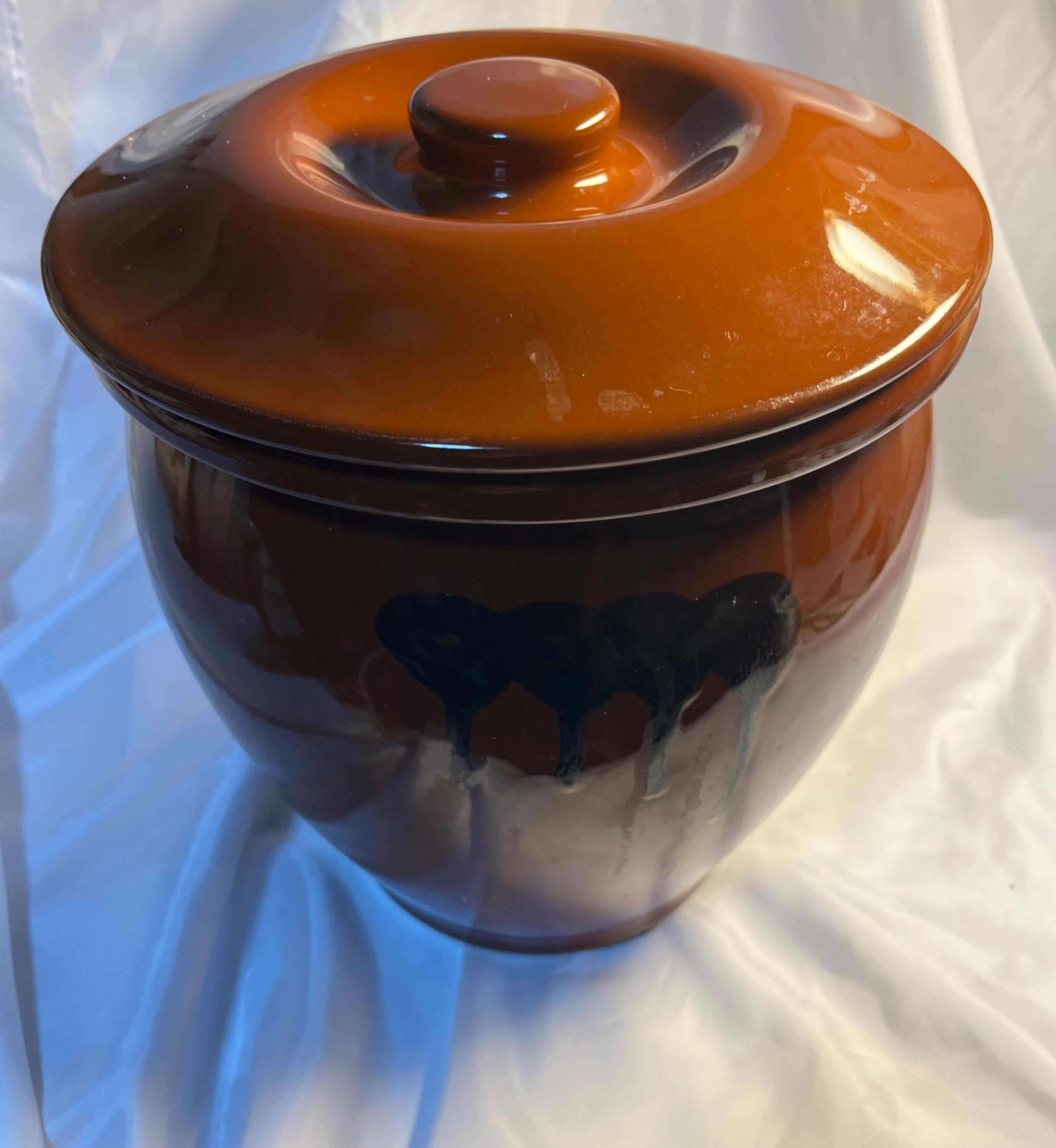 Traditional Japanese Ceramic Pickling Jar | Approx. 30cm Height