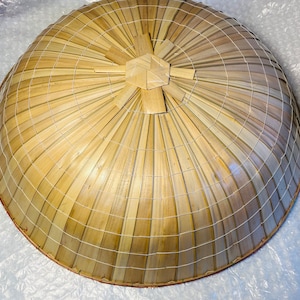 Type of traditional Japanese conical hat Sandogasa handmade Tsushima