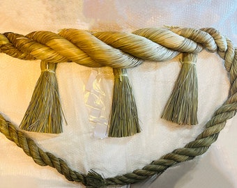 Shimenawa 270cm/106inch Japan Shrine Handmade Separating a Holy