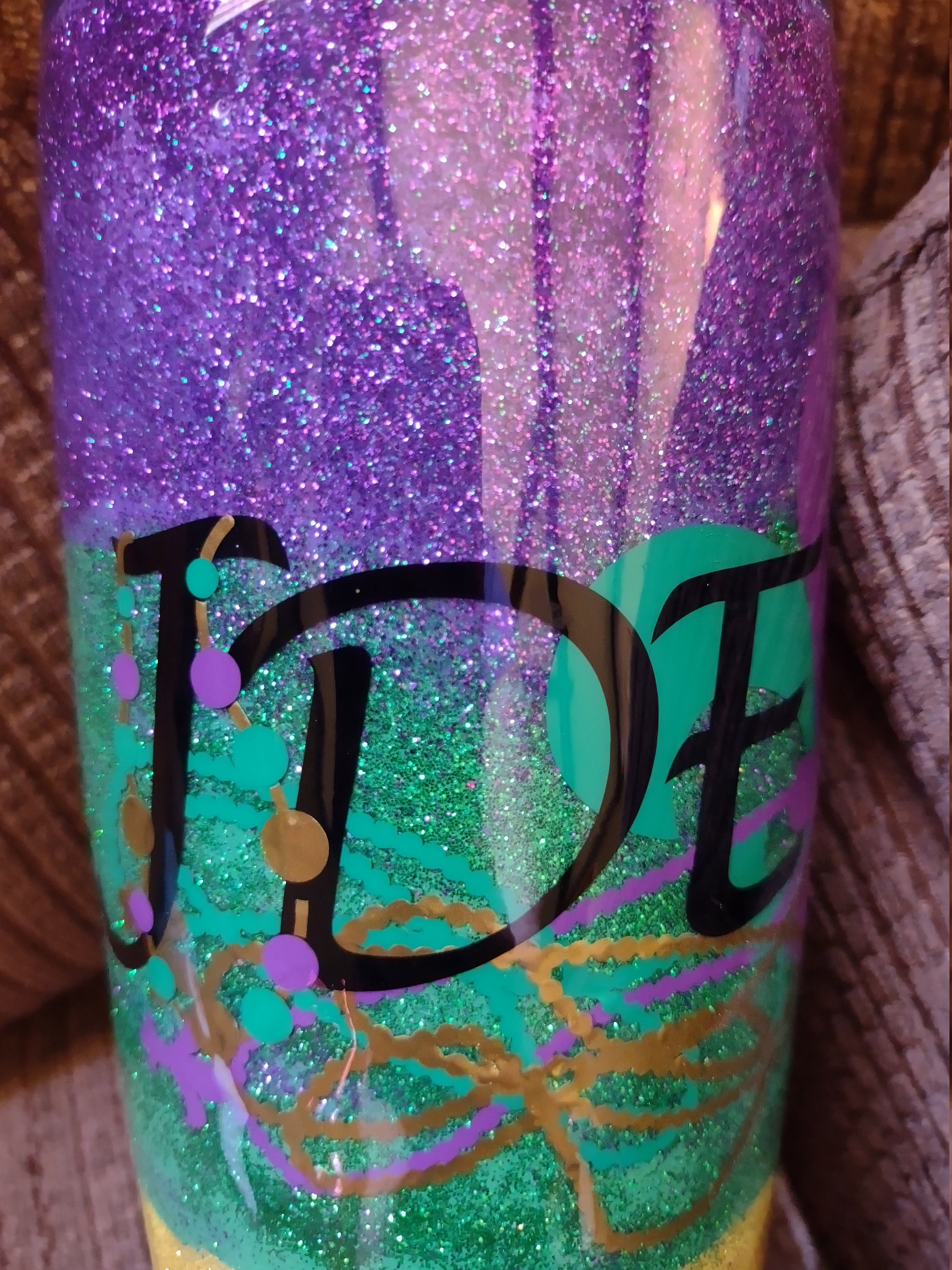 Customizable Mardi Gras Tumbler Etsy