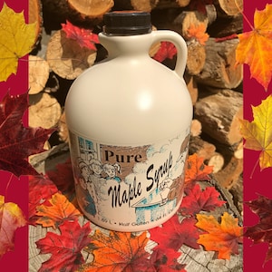 1 halbe Gallone von reinem Pennsylvania Maple Sirup Grade A