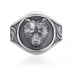 Wikinger Siegelring, Siegelring für Männer, Sterling Silber Siegelring, Handgemachter Siegelring für Männer, Handgemachter Siegelring, 925er Silber Herrenring, Geschenk für Ihn