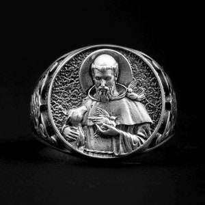 Catholic mens rings best sale
