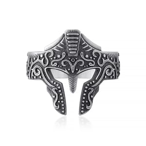 Spartan Helmet Silver Ring, 300 Spartan Helmet, Helmet Ring, Men Gift Ring,  Spartan Ring, Spartan Helmet, Spartan Jewelry, Spartan Gift