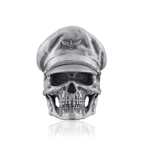 Biker Skull Sterling Silver Ring, Skull Punk Signet Ring, Handmade Skull Engraved Biker Ring, Gothic Jewelry, Gothic Anniversary Gift