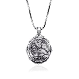 Silver Aquarius Zodiac Pendant, Inspired Jewelry, Aquarius Horoscope Pendant, Aquarius Birthday Gift, Handcrafted Astrology, Gift For Him
