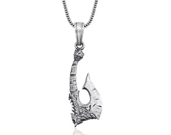 Battle Axe Necklace, Celtic Necklace Gift, Battle Axe Pendant, Best Battle Axe, Dragon Axe, Viking Axe Pendant, Celtic Necklace, Men Pendant