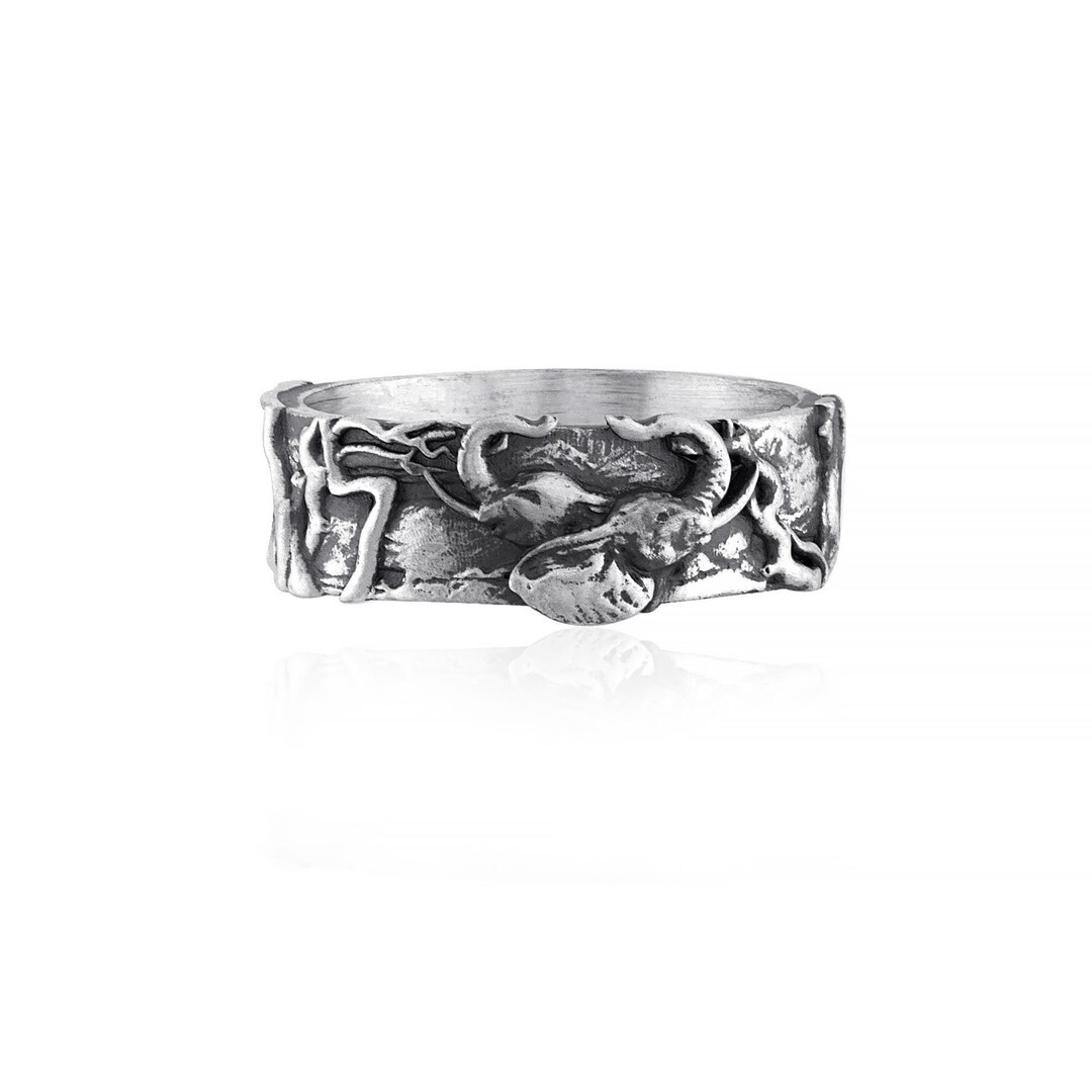 Elephant Nature Sterling Silver Ring, Elephant Jewelry , African ...