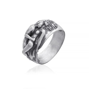 Romantic Lovers Ring, Love Ring, Lovers Ring, Love Couple Ring, Valentine Ring, Romantic Silver Ring, Silver Ring For Her, Gift Ring