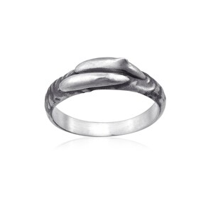 Dolphin Handmade Silver Band Ring, Dolphin Animal Jewelry, Fish Ring Jewelry, Sea Animal Male Ring For Best Friend, Unisex Gift Jewelry