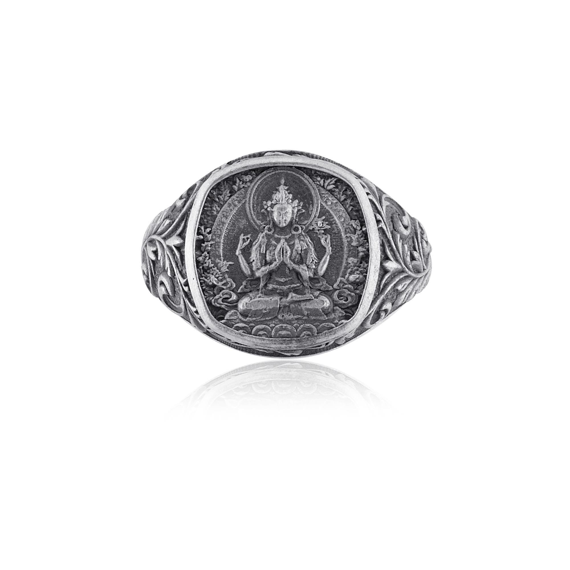 Wudaizhi Anello da Gufo per Gli Occhi in Argento Sterling Regolabile, Anello da Gufo per Gli Occhi, Anello Regolabile Aperto per Animali retrò, Regalo di Gioielli per Donne E Uomini