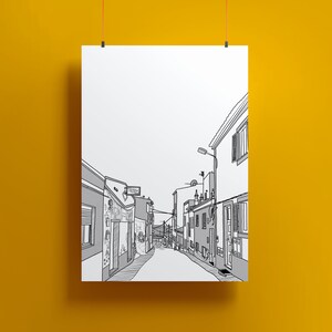 Burgau, Portugal | Rua de Praia A4/A5 Print