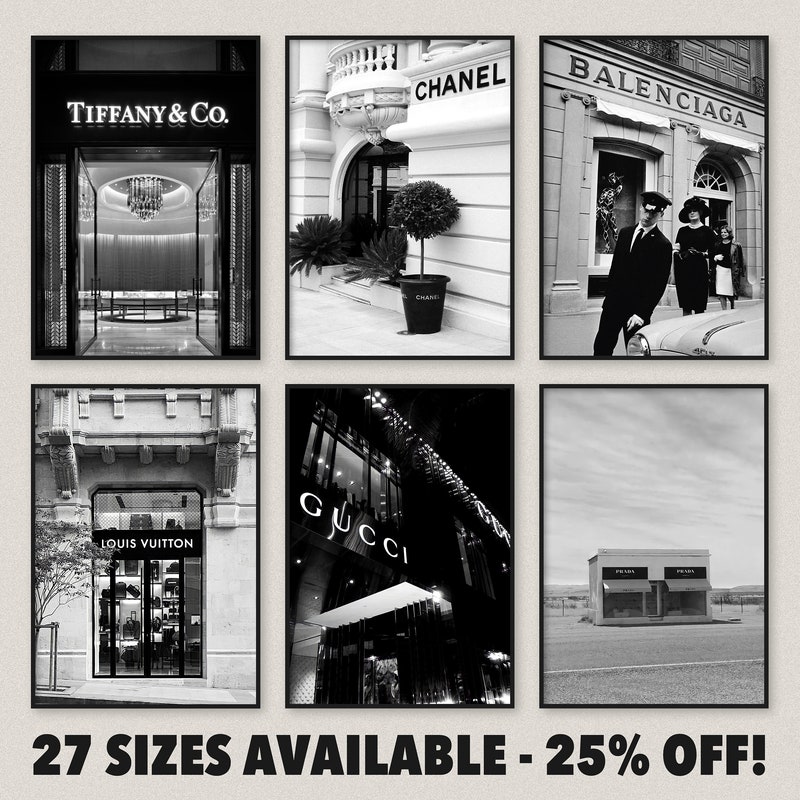 Fashion Logo Wall Art - Etsy