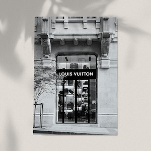 Louis Vuitton White Luxury Fashion Window Curtain Home Decor in