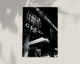 Gucci Fashion Digital Download Luxury Brand Shop Print - Etsy UK