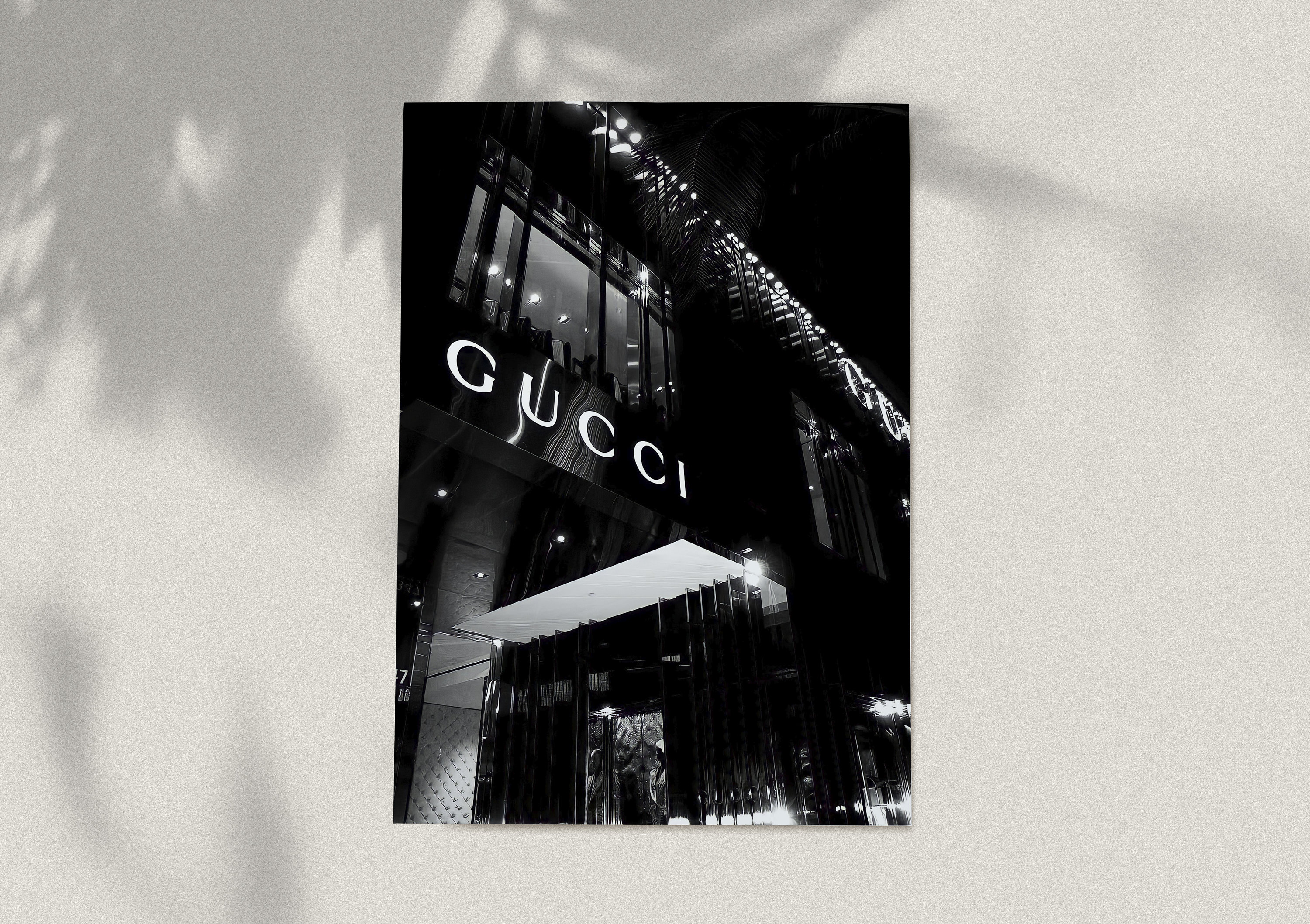 Gucci Fashion Digital Download • Luxury Brand Shop Print