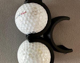 3D gedruckter Golfballhalter mit Marker Slot (STL Datei)