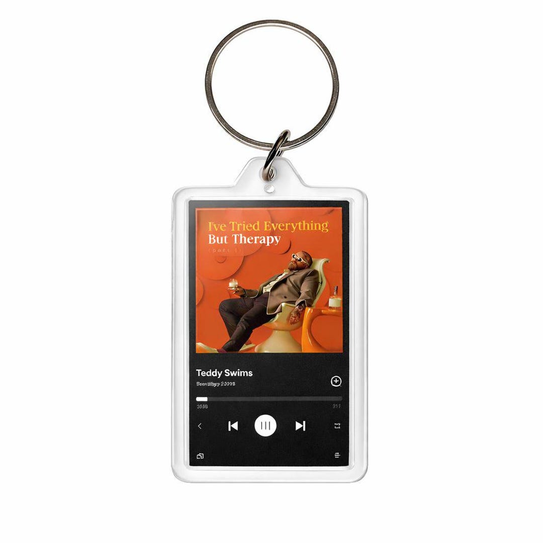 Band Custom Key Rings Custom NFC Music Key Ring Music Player Style Custom Album Key Chain ...