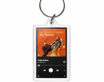Benutzerdefinierte NFC-Musikschlüsselring-Musik-Player-Stil Benutzerdefinierte Album-Schlüsselanhänger - Personalisiertes Geschenk - Geschenkideen zum Valentinstag
