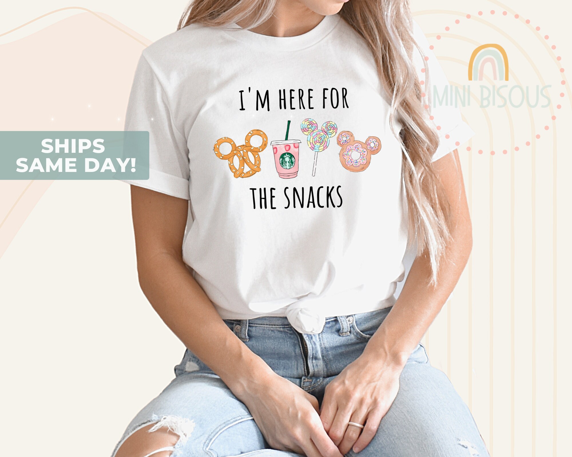 Im Here For The Snacks Shirt Mouse Park 