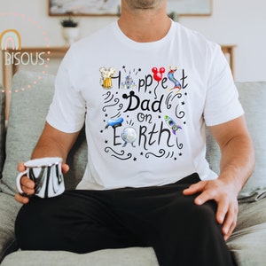 Happiest Dad on Earth Men's t shirt, Mouse Park shirts, Men family shirts kids shirt, Mouse Trip Adult, Dad Matching T Shirt