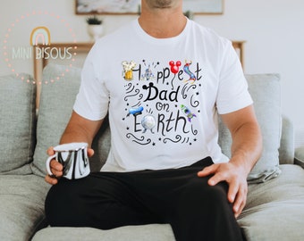 Happiest Dad on Earth Men's t shirt, Mouse Park shirts, Men family shirts kids shirt, Mouse Trip Adult, Dad Matching T Shirt