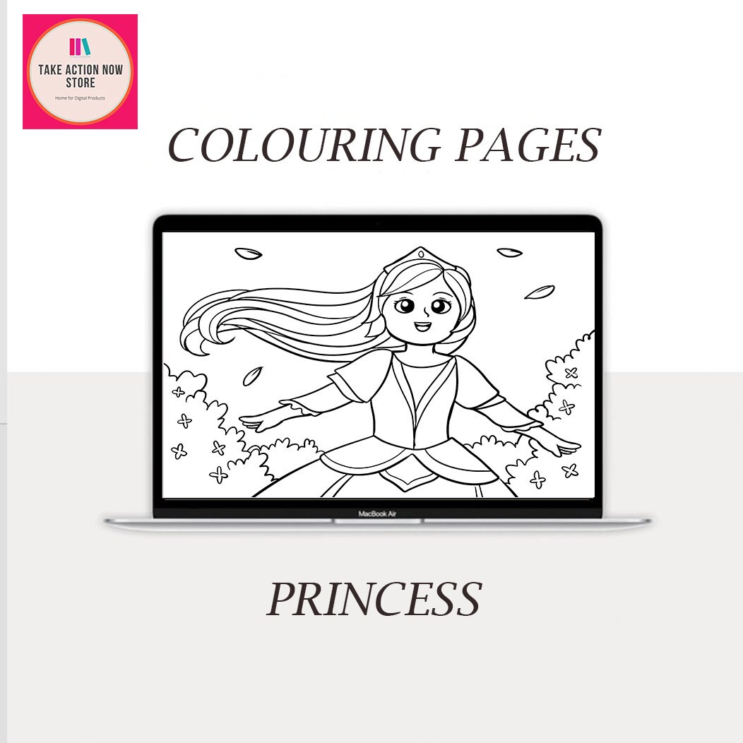 Coloring Book Pages for Kids Ages 4-12.Girls Teens Kids | Etsy
