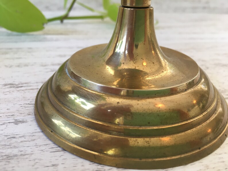 Solid Brass Gatco Candlestick Holder for Dual Candle Sizes Etsy