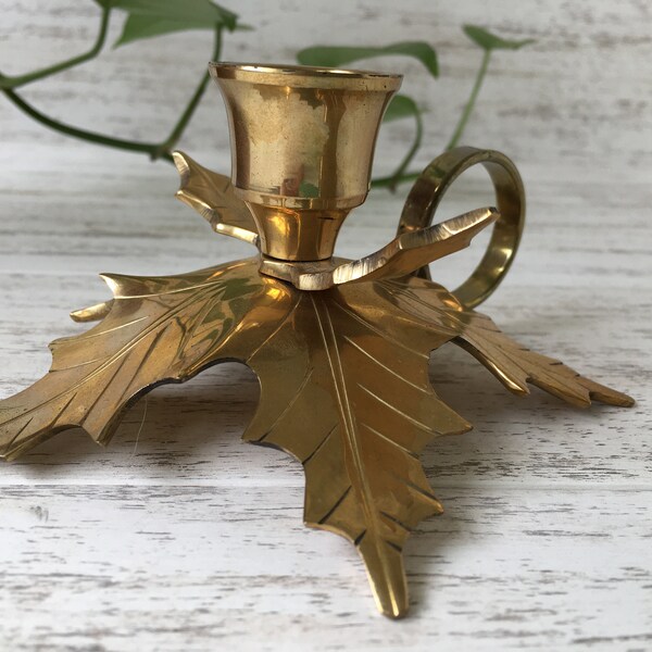 Leaves Candle Holder Etsy