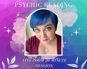 Lecture psychique, Lecture psychique en direct, Zoom vidéo Psyching Reading 30 minutes