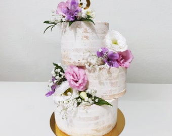 NAKED CAKE FAKE, naked cake finta, torta nuda per cerimonia, comunione, matrimonio, ed allestimento, torta scenografica per allestimento