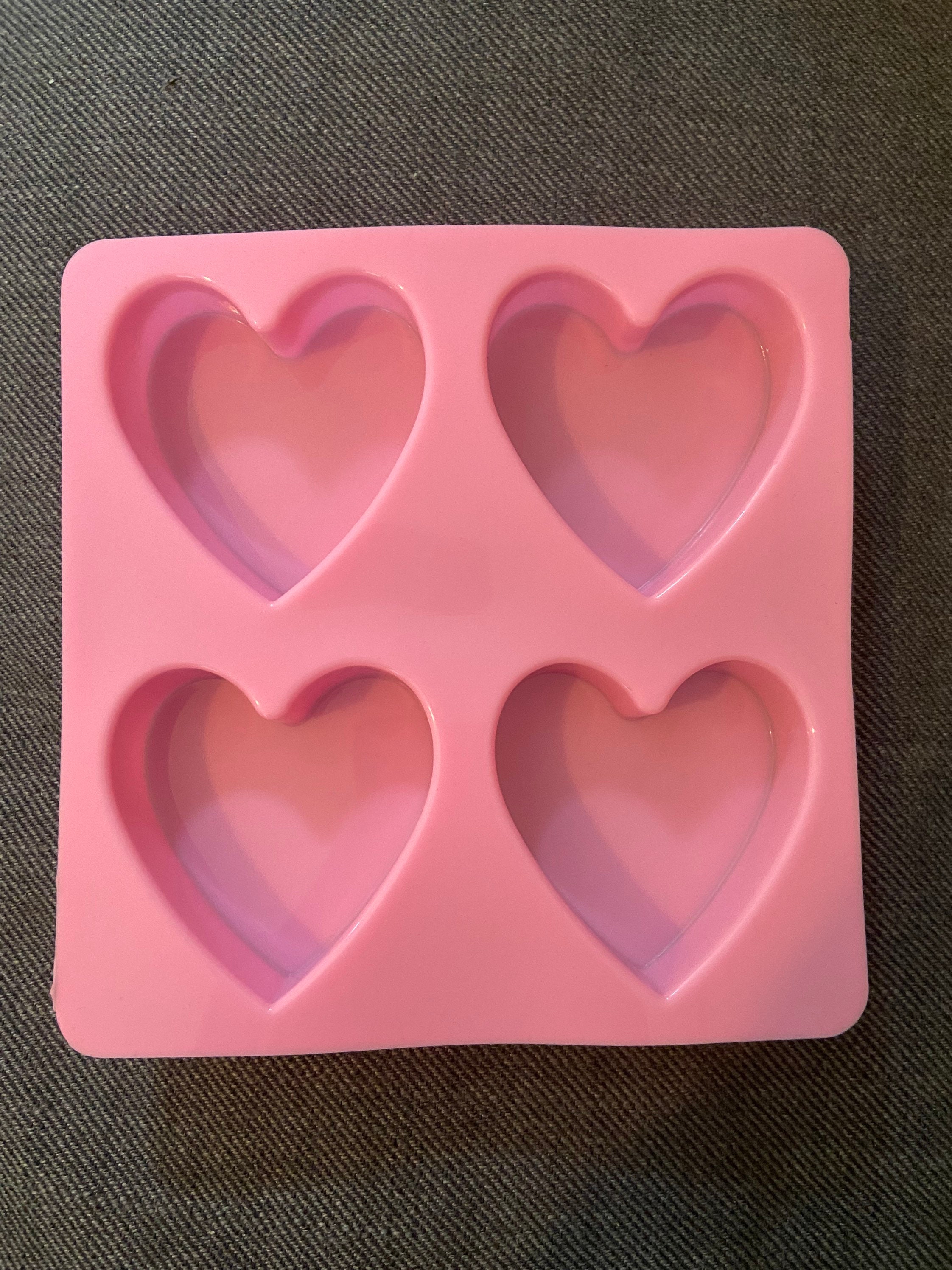 Heart Silicone Mould Ideal for Wax Melts Resin Chocolate Etsy UK
