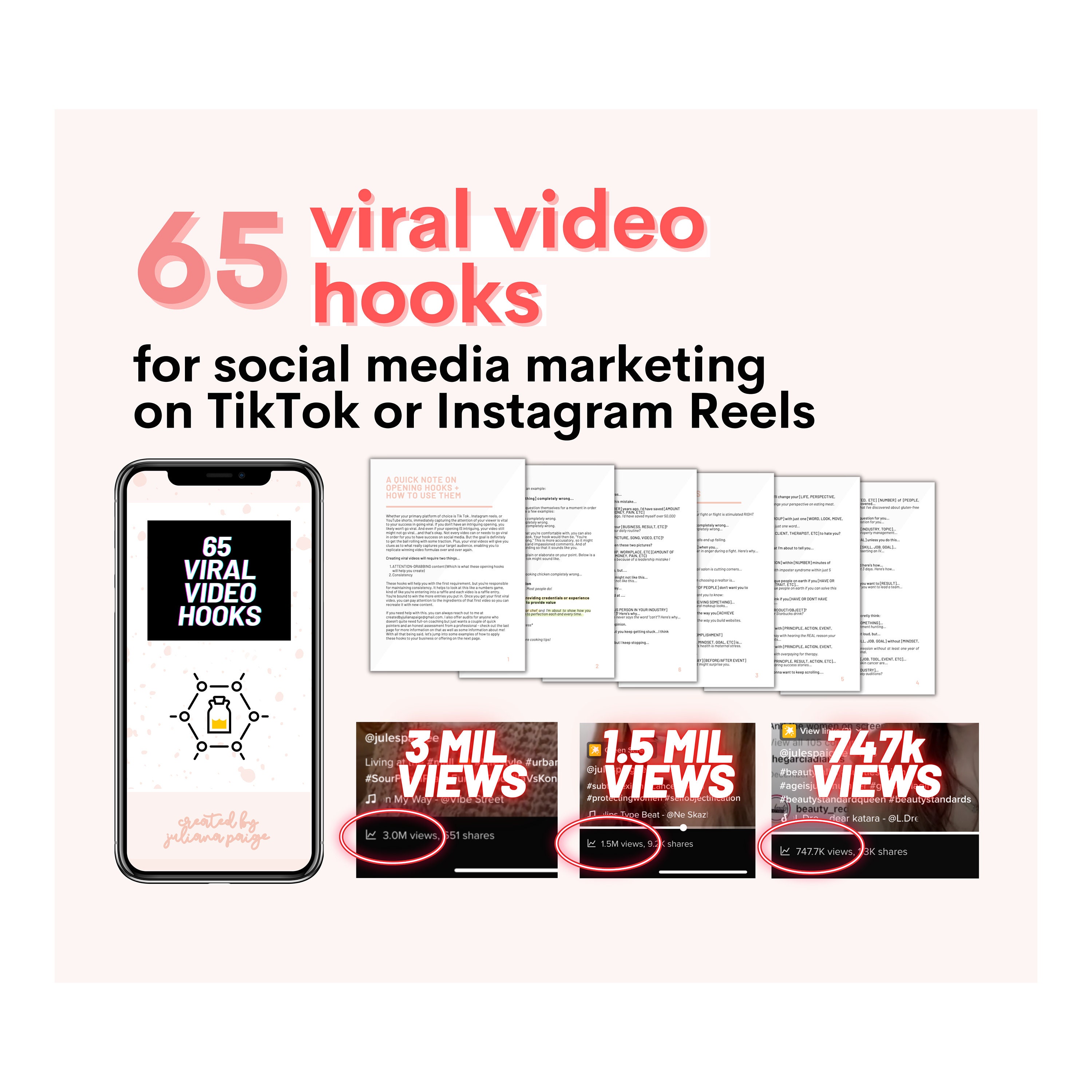 Stationery Animated Instagram Reel Template Social Media Template 