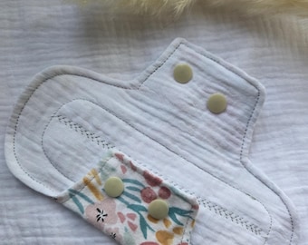 Set of 3 Cotton Panty Liners – Ultra-Light Reusable Daily Liners – Breathable Eco-Friendly Cloth Pads – Pack of 3