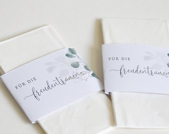 Taschentücher Hochzeit, Taschentuch Hochzeit, Freudentränen, DIY Hochzeit