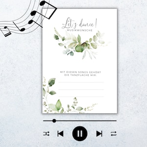Biglietti di richiesta musicale per matrimonio, decorazioni per tavoli in eucalipto, biglietti di richiesta musicale, richieste musicali per matrimonio, richiesta musicale, matrimonio fai da te, download per matrimonio