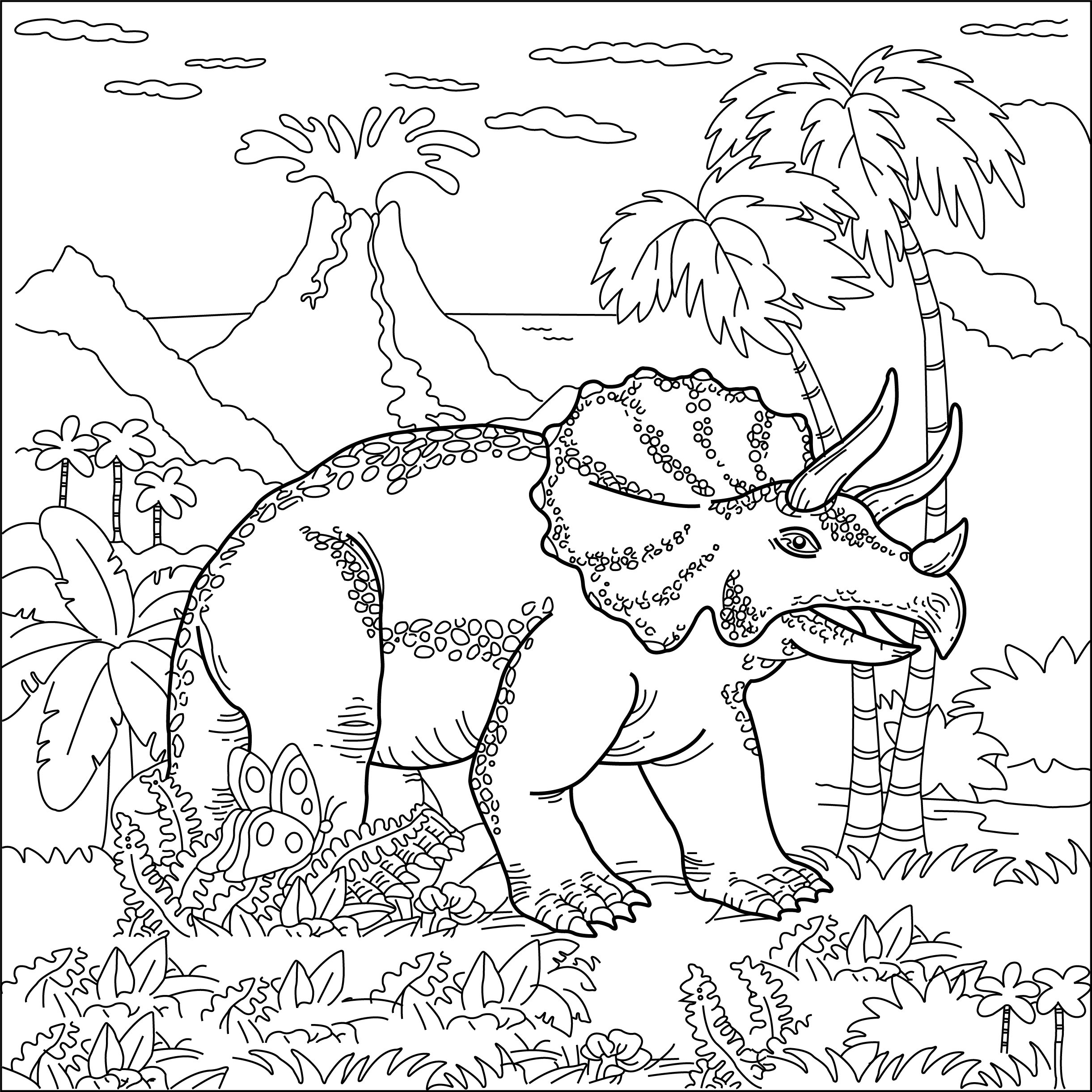 Beautiful Animal Coloring Pages For Children 10 different Etsy
