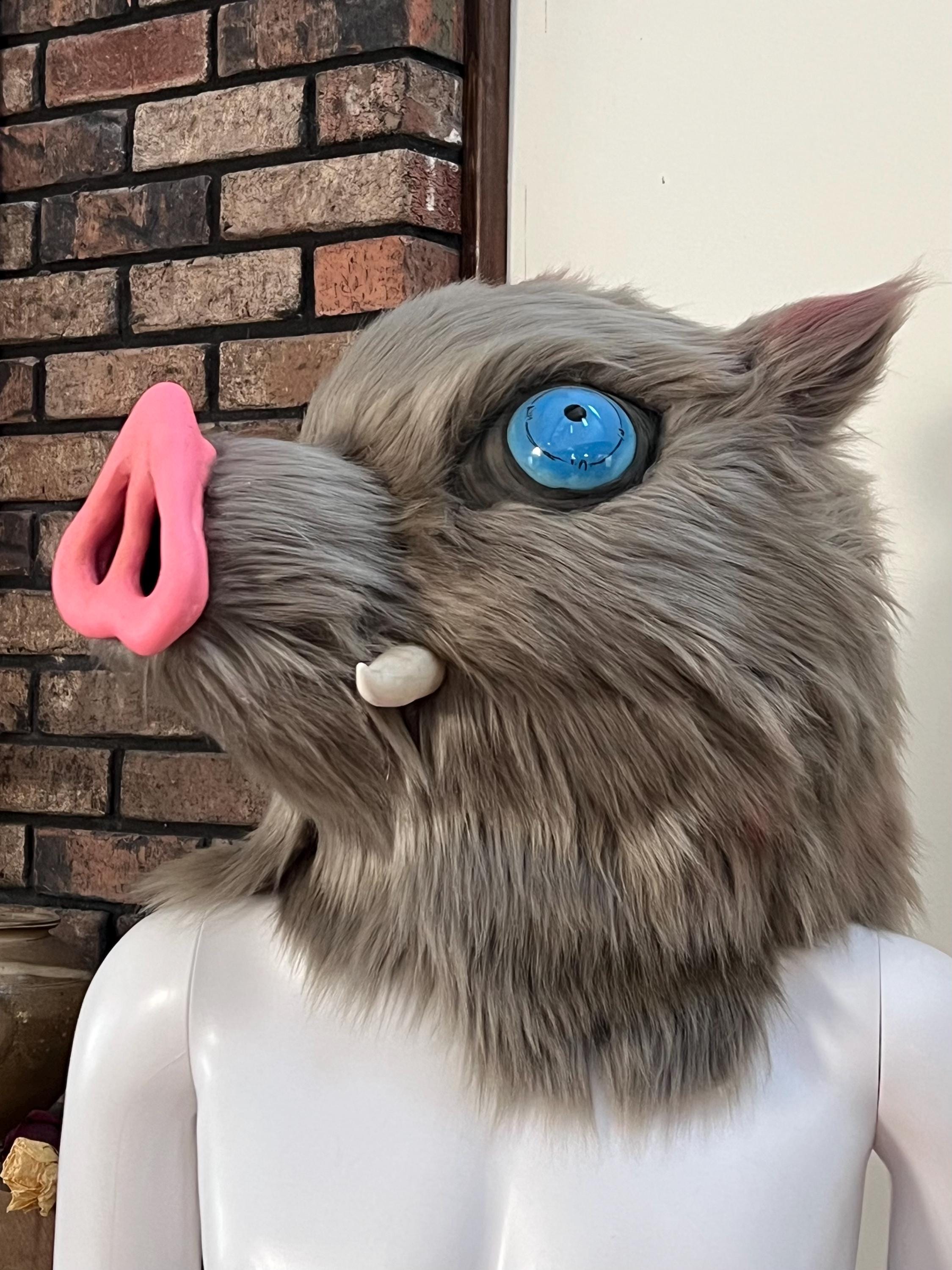 伊之助風イノシシマスク - コスプレやコレクション用 - Etsy 日本
