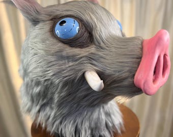 Inosuke Style Boar Mask - Version 2.0