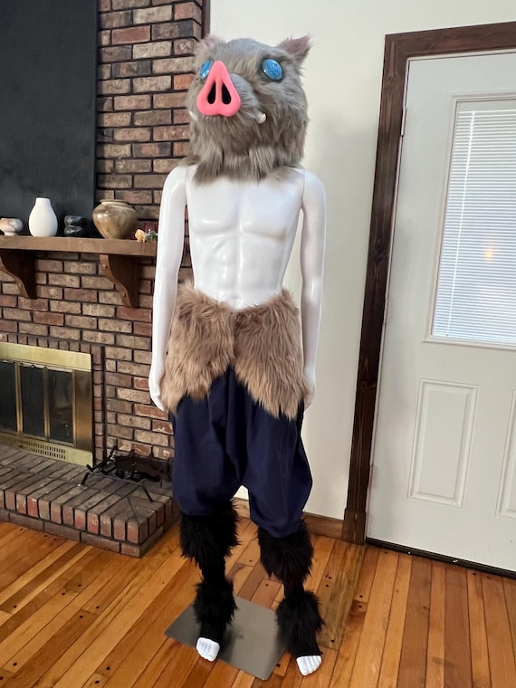 伊之助風イノシシマスク - コスプレやコレクション用 - Etsy 日本